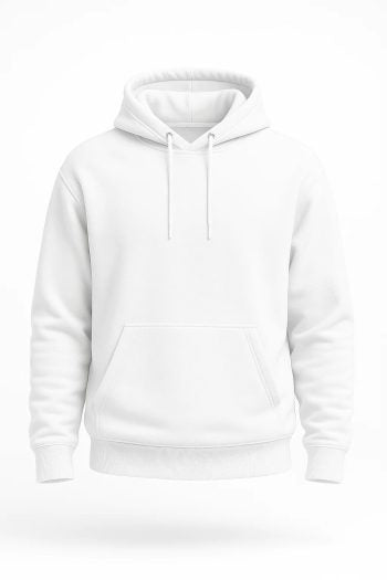 Basic plain Hoodie(White)