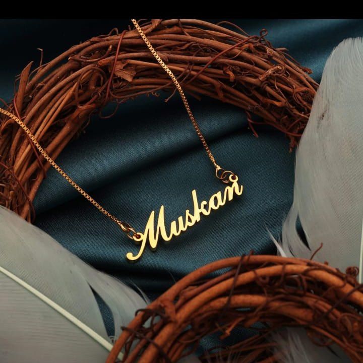 Simple decent name necklace