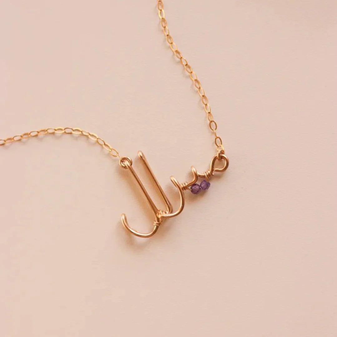 Sparkling Arabic Name Necklace
