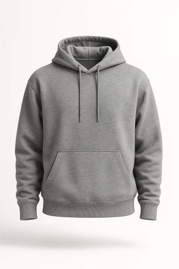 Basic plain Hoodie (Grey)