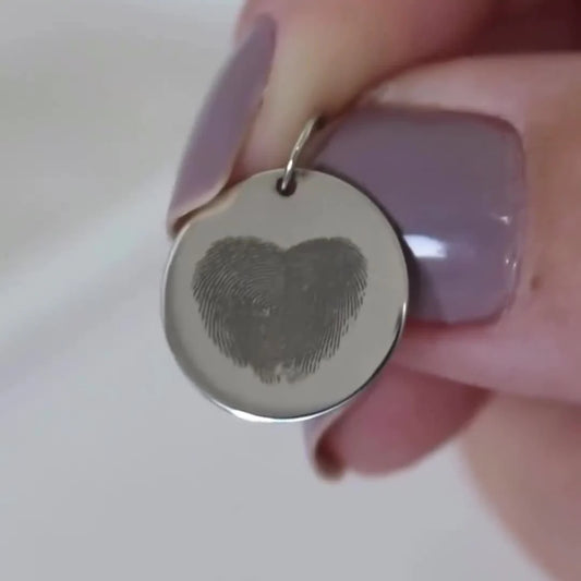 Fingerprint Engrave Necklace