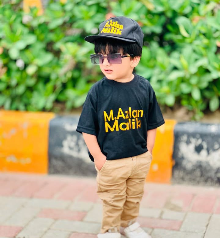 KIds Customized Cap & T-Shirt Set