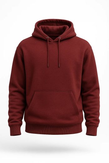 Basic plain Hoodie (Mehroon)