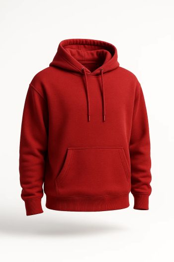 Basic plain Hoodie(Red)