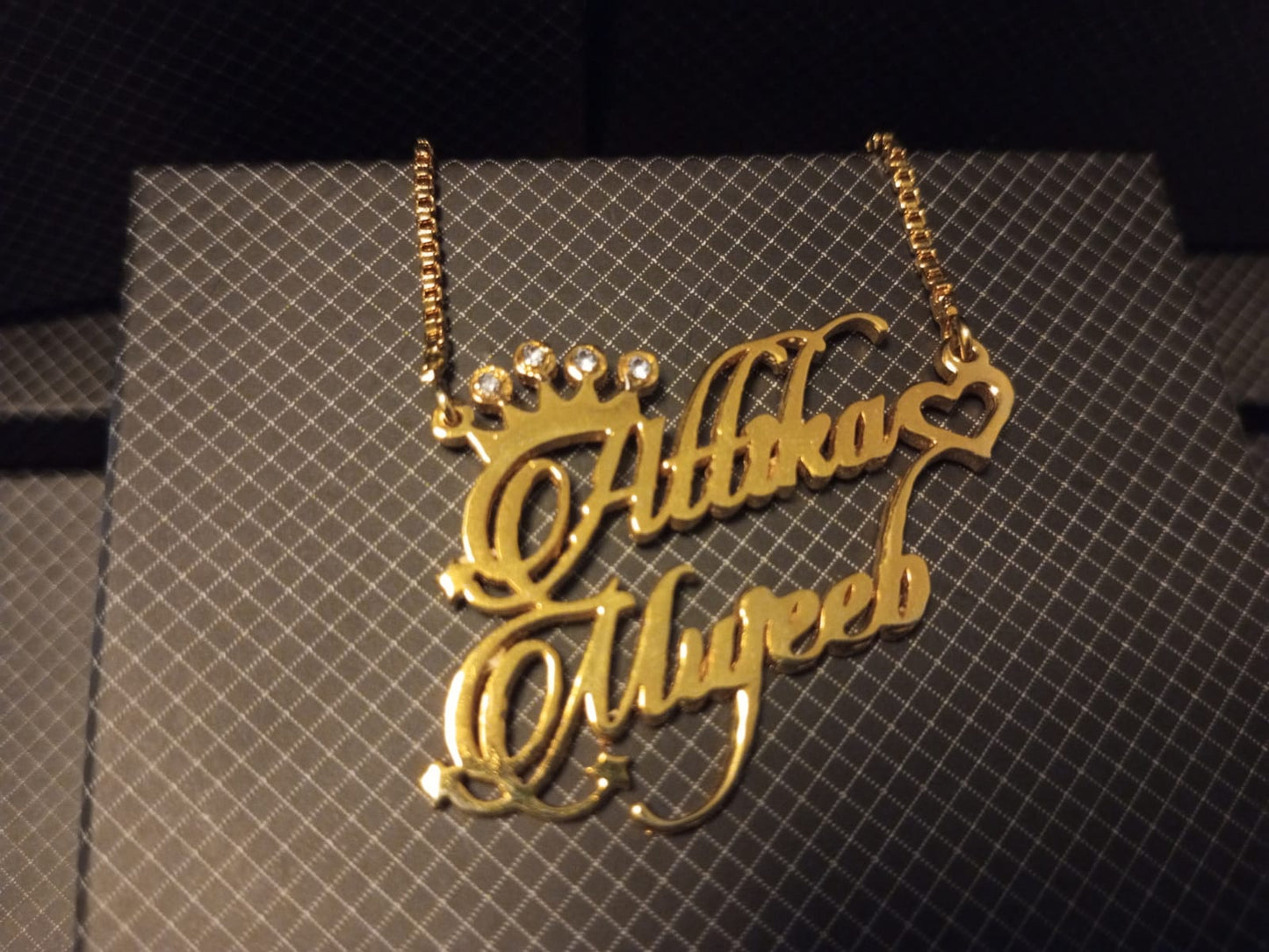 Heart with Crown necklace