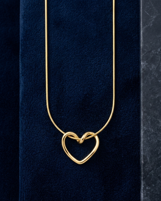 The Promise Knot Heart Necklace