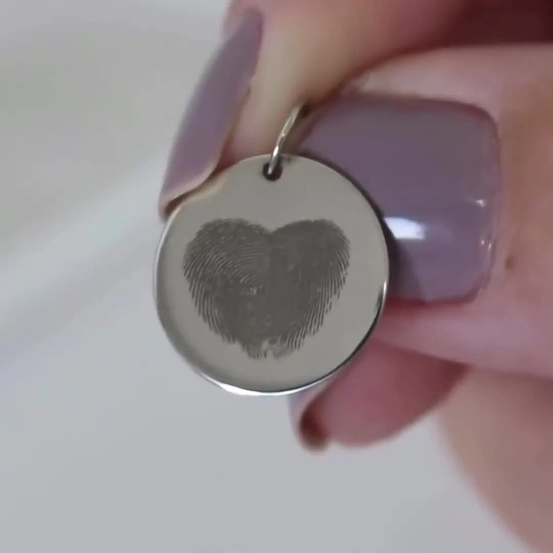 Fingerprint Engrave Necklace