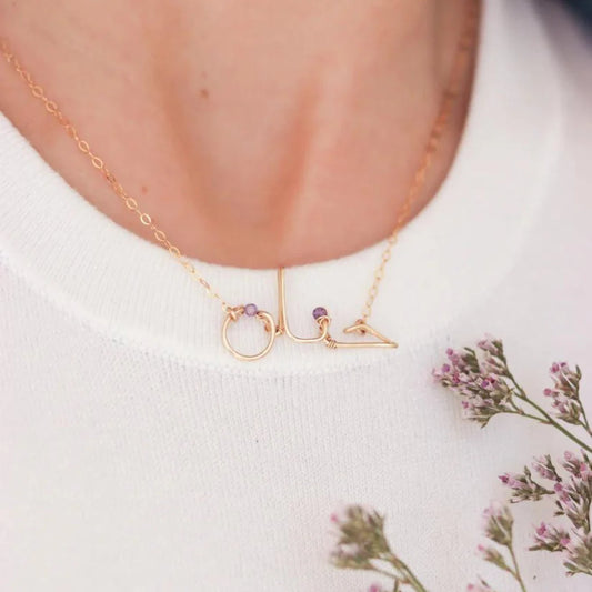 Sparkling Arabic Name Necklace