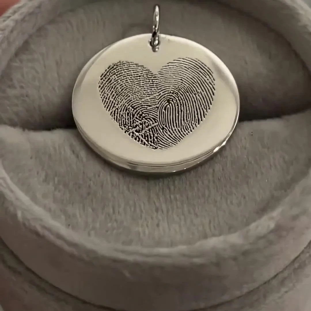 Fingerprint Engrave Necklace