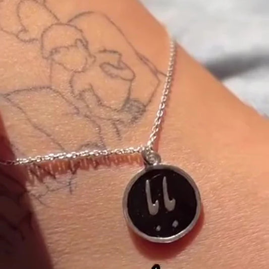 Arabic Calligraphy Stone Necklace