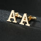Elegant Letter Cufflinks