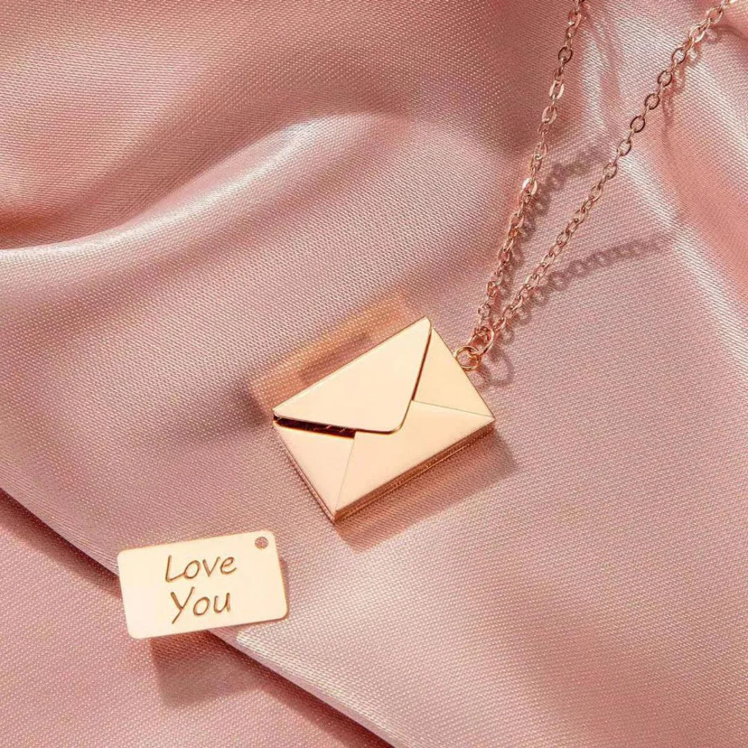Envelope Message Necklace