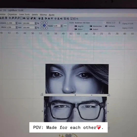 Personalized Eye Engrave Necklace