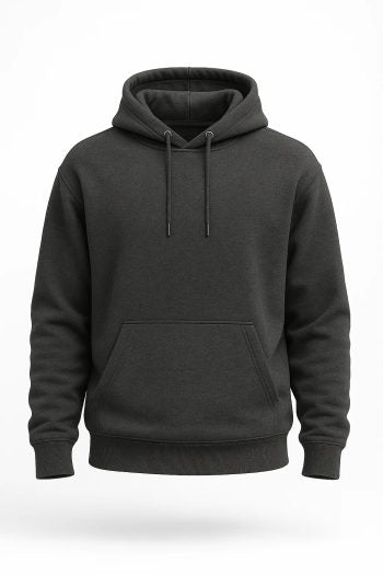 Basic plain Hoodie (Charcoal grey)