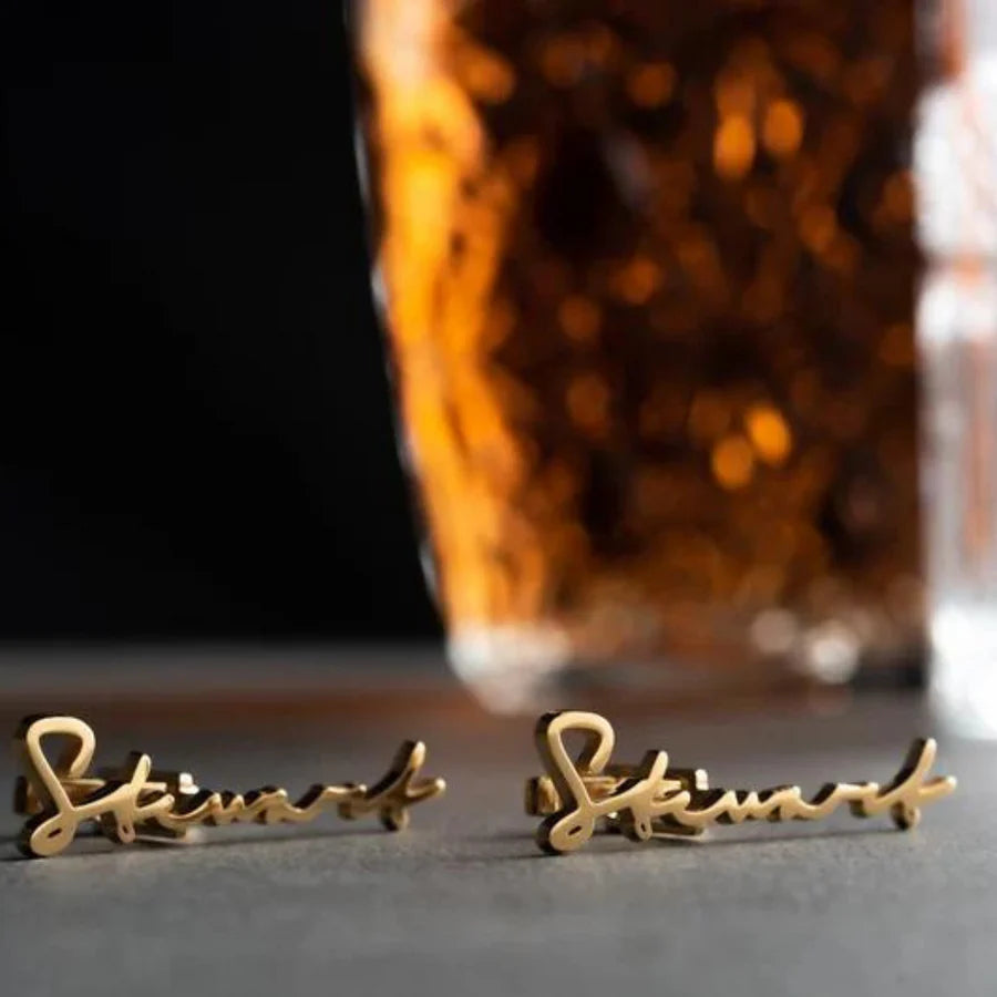 Signature Name Cufflinks