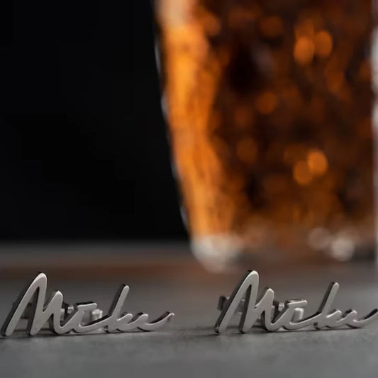 Signature Name Cufflinks