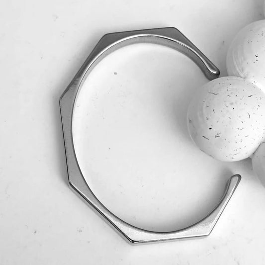 Men’s Hexagon Adjustable Bangle