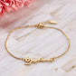 ARABIC STYLE NAME BRACELET GOLD-SILVER PLATED