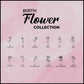 Birth Flower Signature Name Necklace