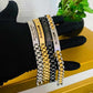 Engraved Metal Link Bracelets