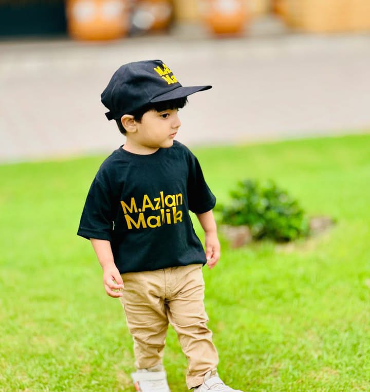 KIds Customized Cap & T-Shirt Set
