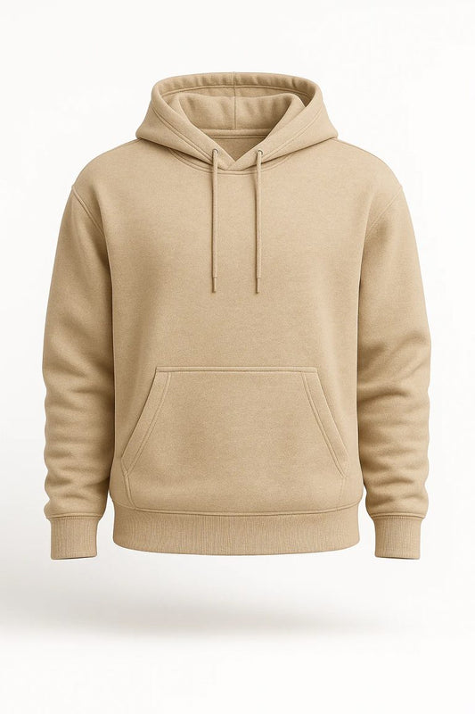 Basic plain Hoodie (beige)