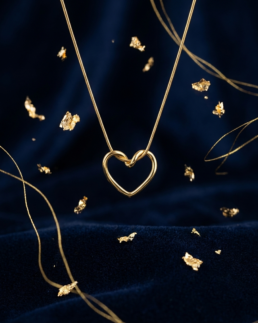 The Promise Knot Heart Necklace