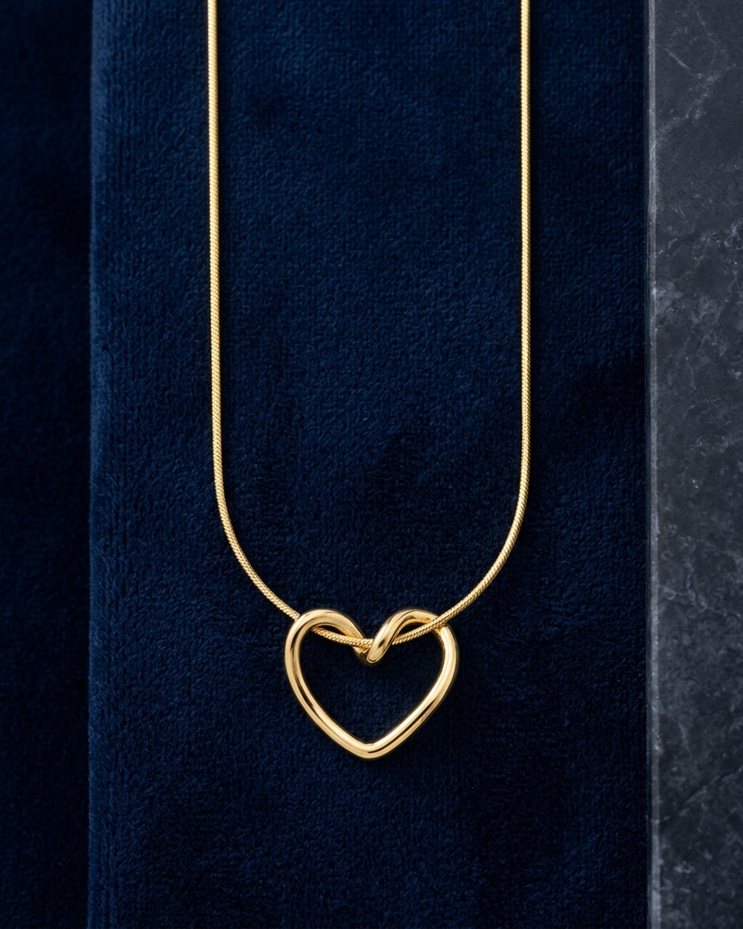 The Promise Knot Heart Necklace