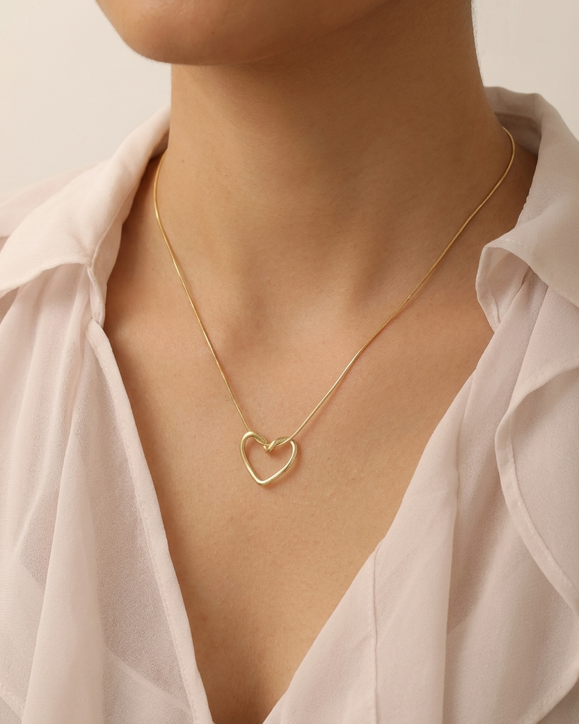 The Promise Knot Heart Necklace